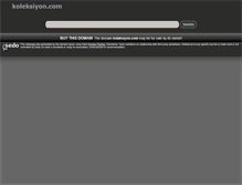 Tablet Screenshot of koleksiyon.com